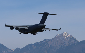 Usposabljanje kontrolorjev zračnega prostora RS in posadk zavezniškega letala C-17