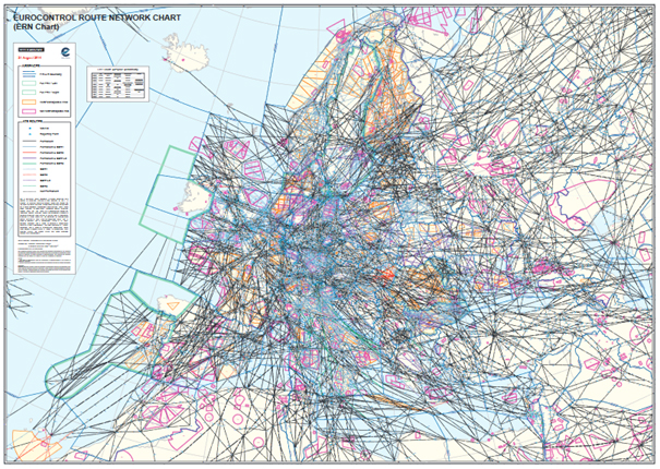 Dnevno evropsko nebo preplavi več kot 32.000 letov