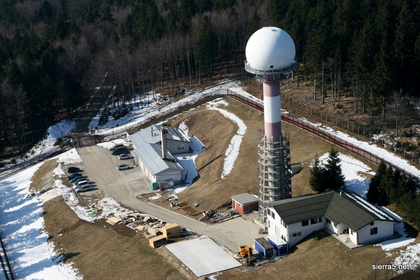 Postavitev novega radarja in obnova stolpa na Ledinekovem Koglu