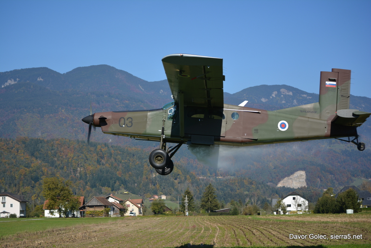 PC-6 na vaji ga&scaron;enja