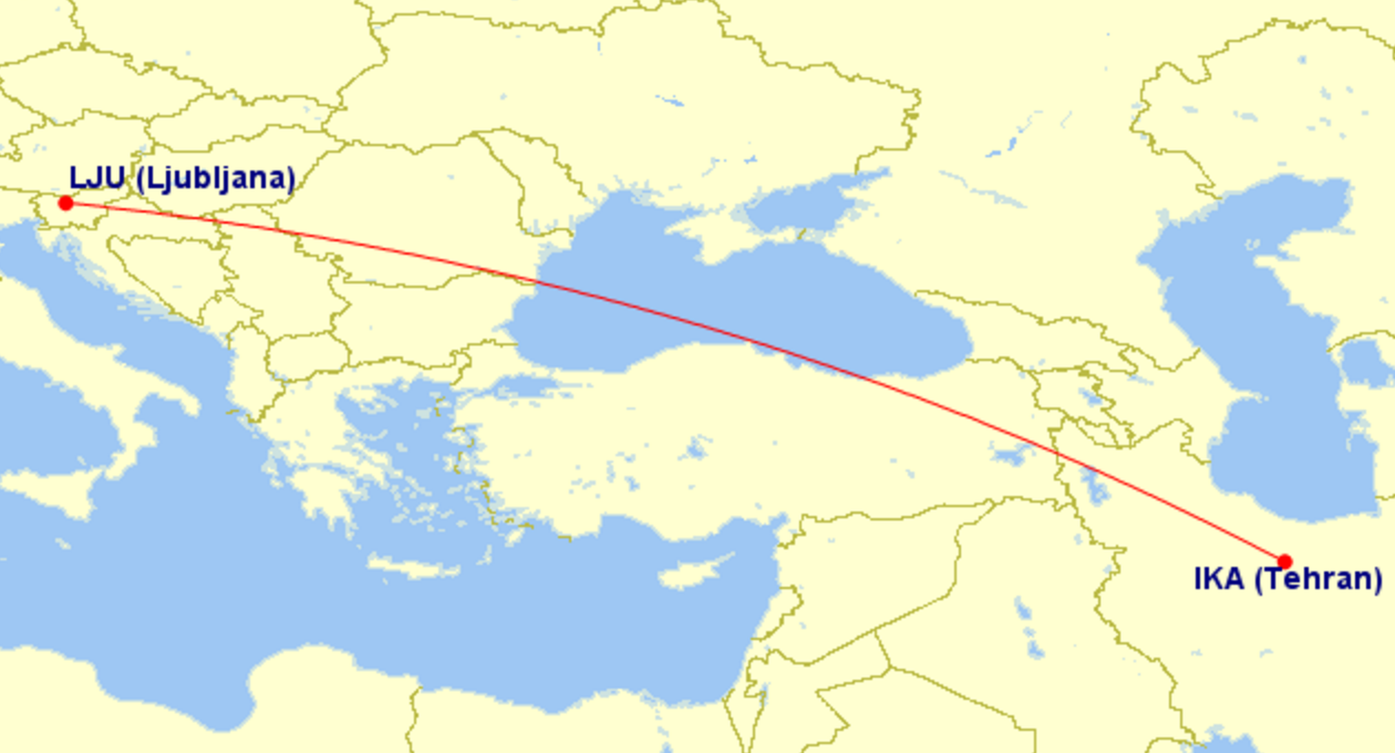Ljubljana - Teheran