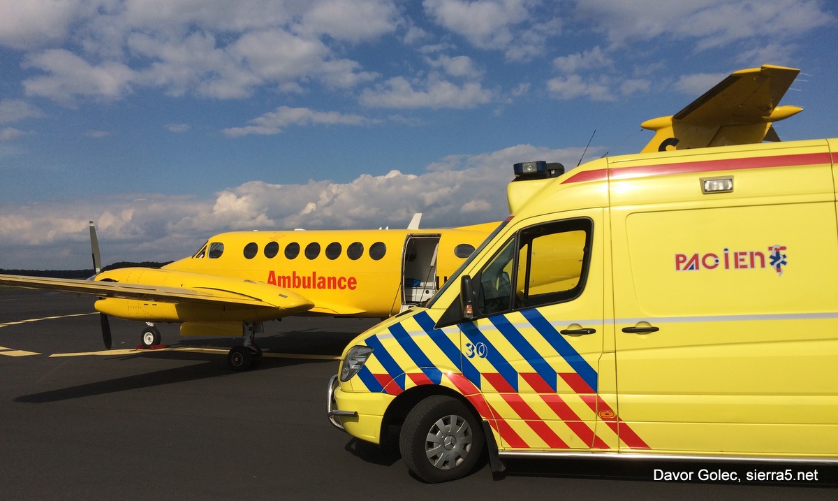 Na Aerodromu Maribor so lani opravili 11 ambulantnih letov
