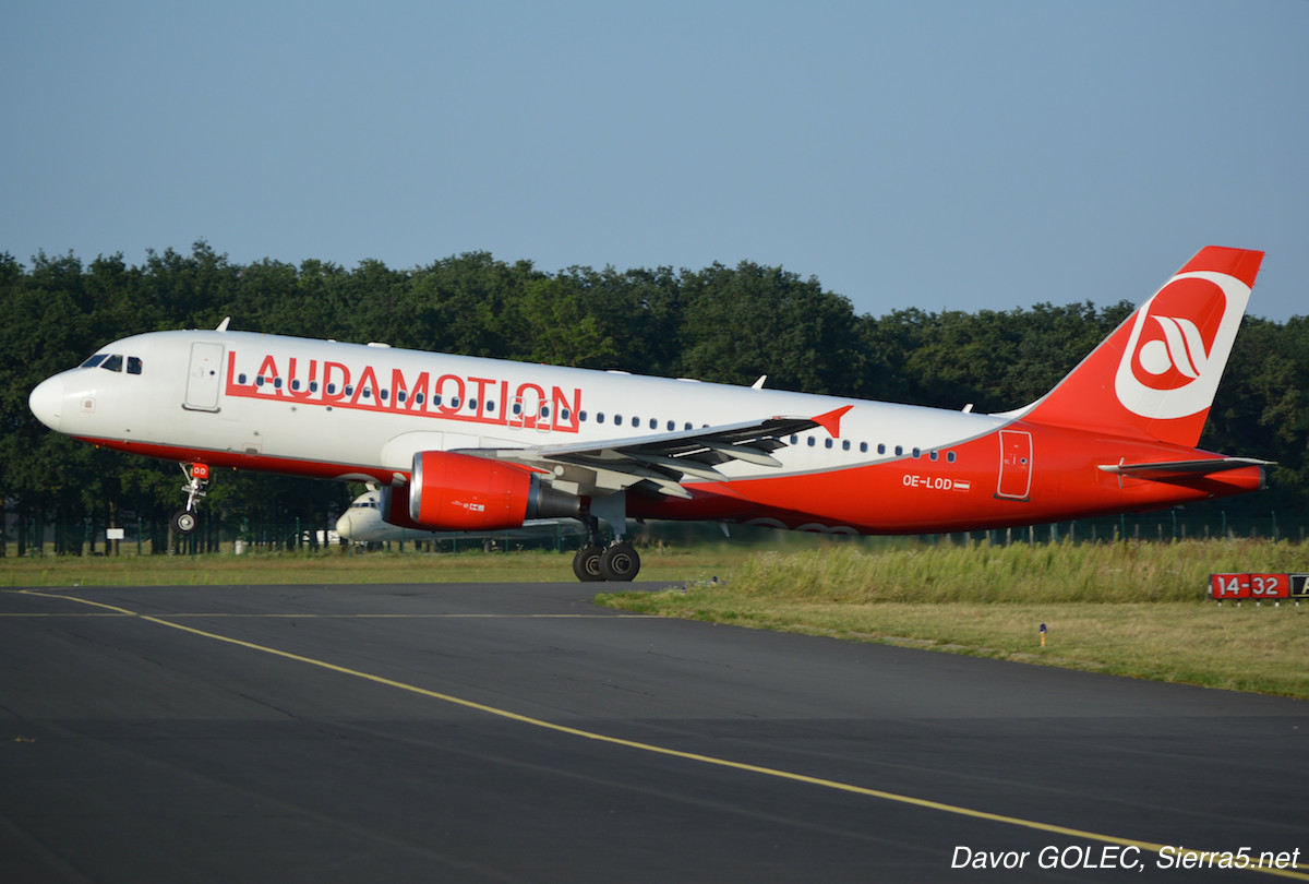 Laudamotion Airbus A320; Maribor