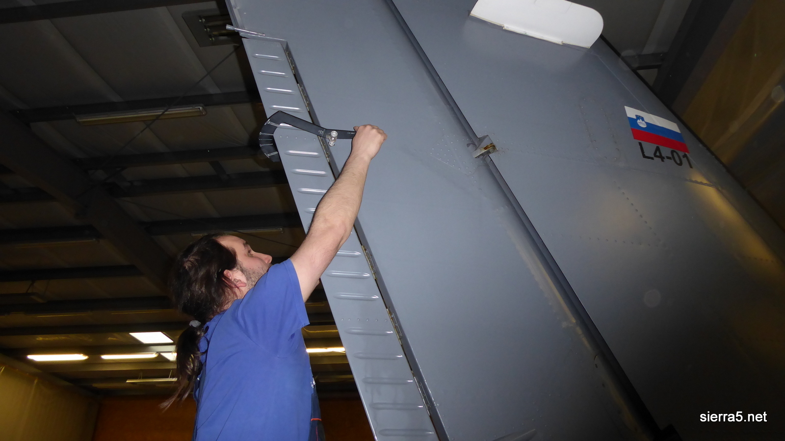 Preverjanje položaja trimerja smernega krmila