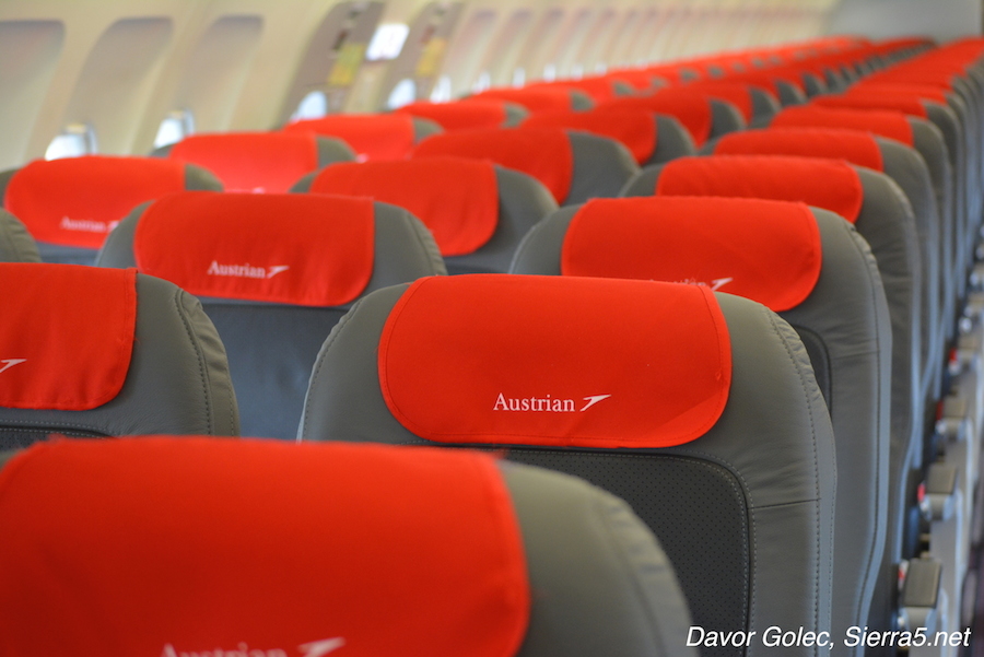 Potniška kabina na Airbusu A320