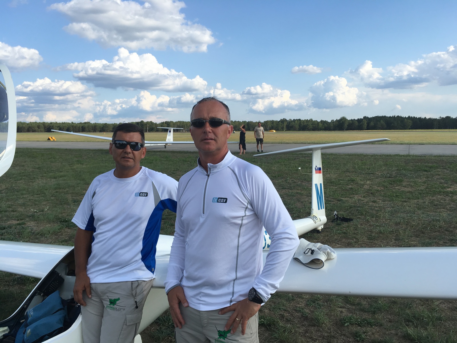 stotnik Damijan Korpič in štabni vodnik Robert Šlaus