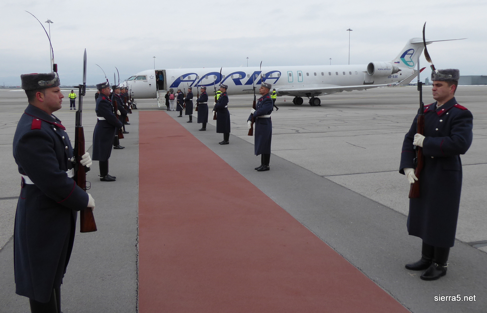 Sprejem PRS Boruta Pahorja s častmi