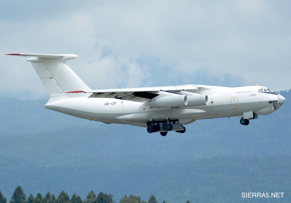 Poletanje Ilyushina IL76 proti Ukrajini