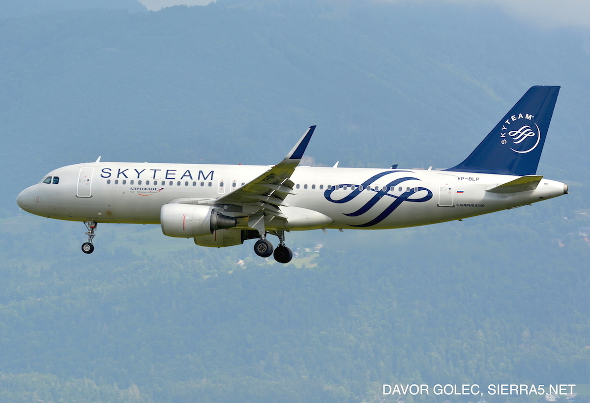 Ruski Aeroflot je član združenja prevoznikov SKYTEAM